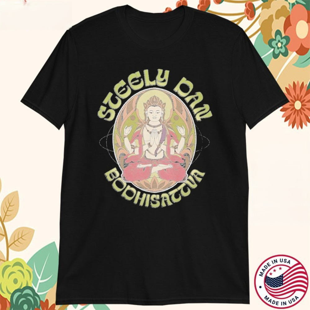 Steely Dan Steely Dan Bodhisattva Tour 2024 T-shirts Black